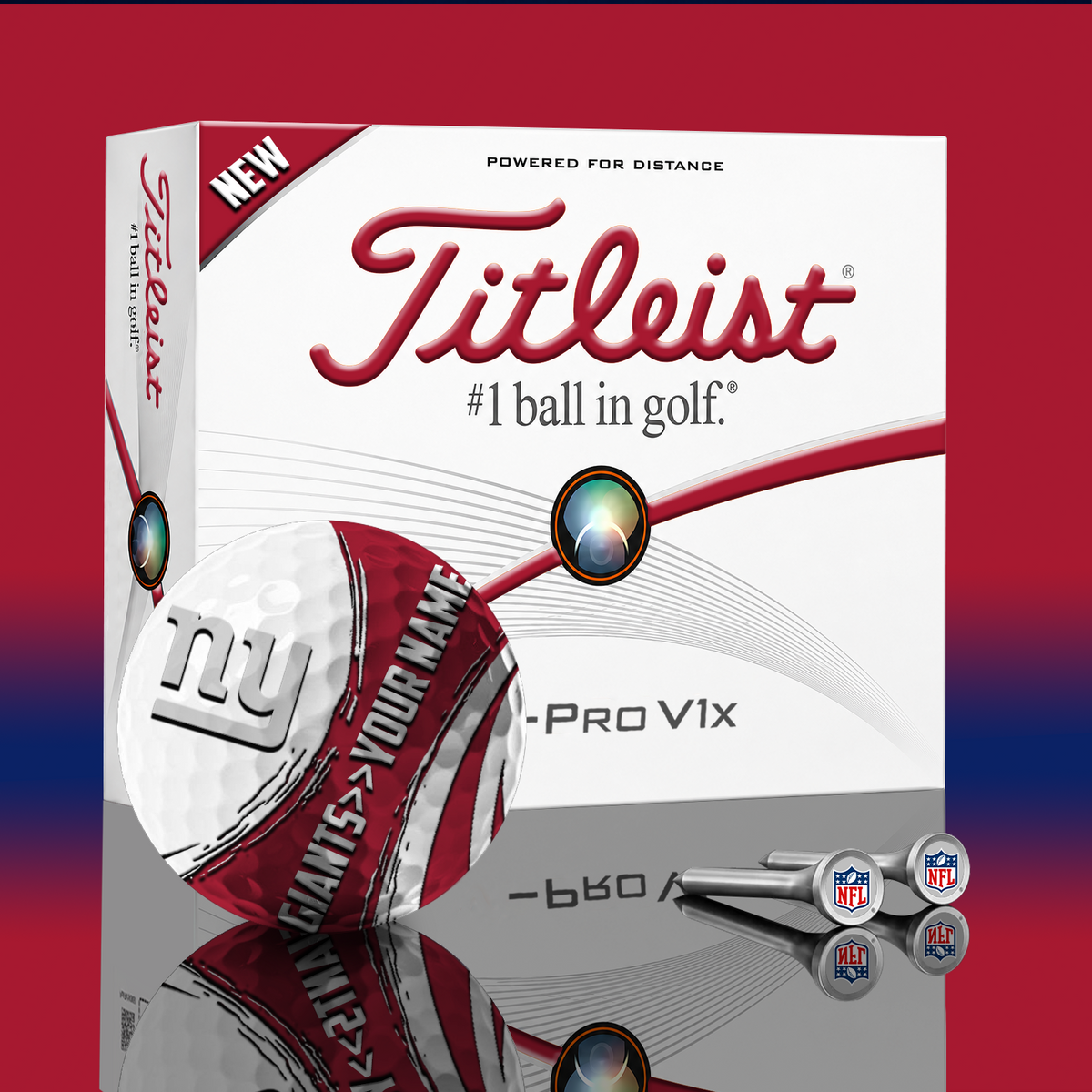 NYG x NFL PERSONALIZED GOLF BALL LIMITED EDITION