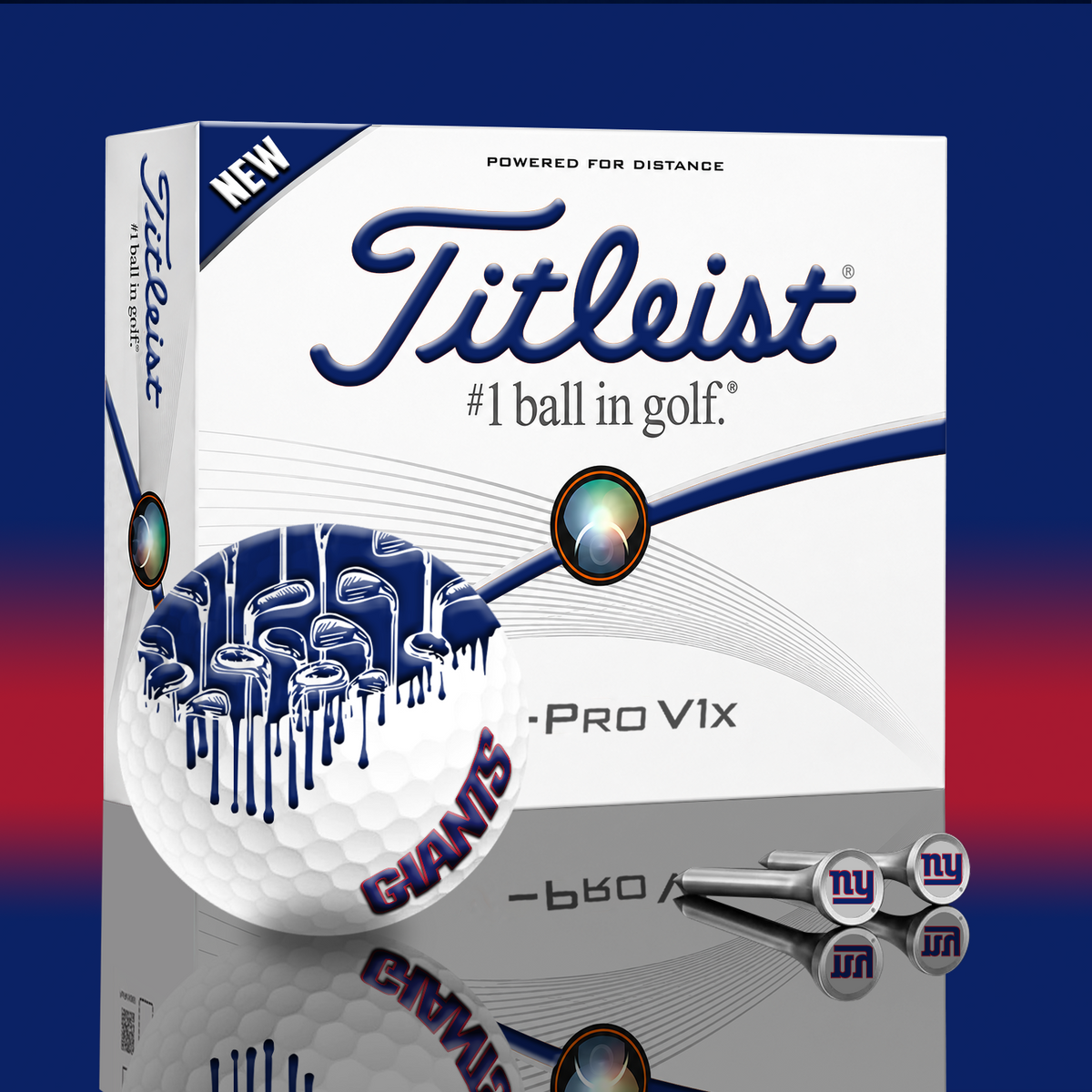 NYG x NFL PERSONALIZED GOLF BALL LIMITED EDITION V2