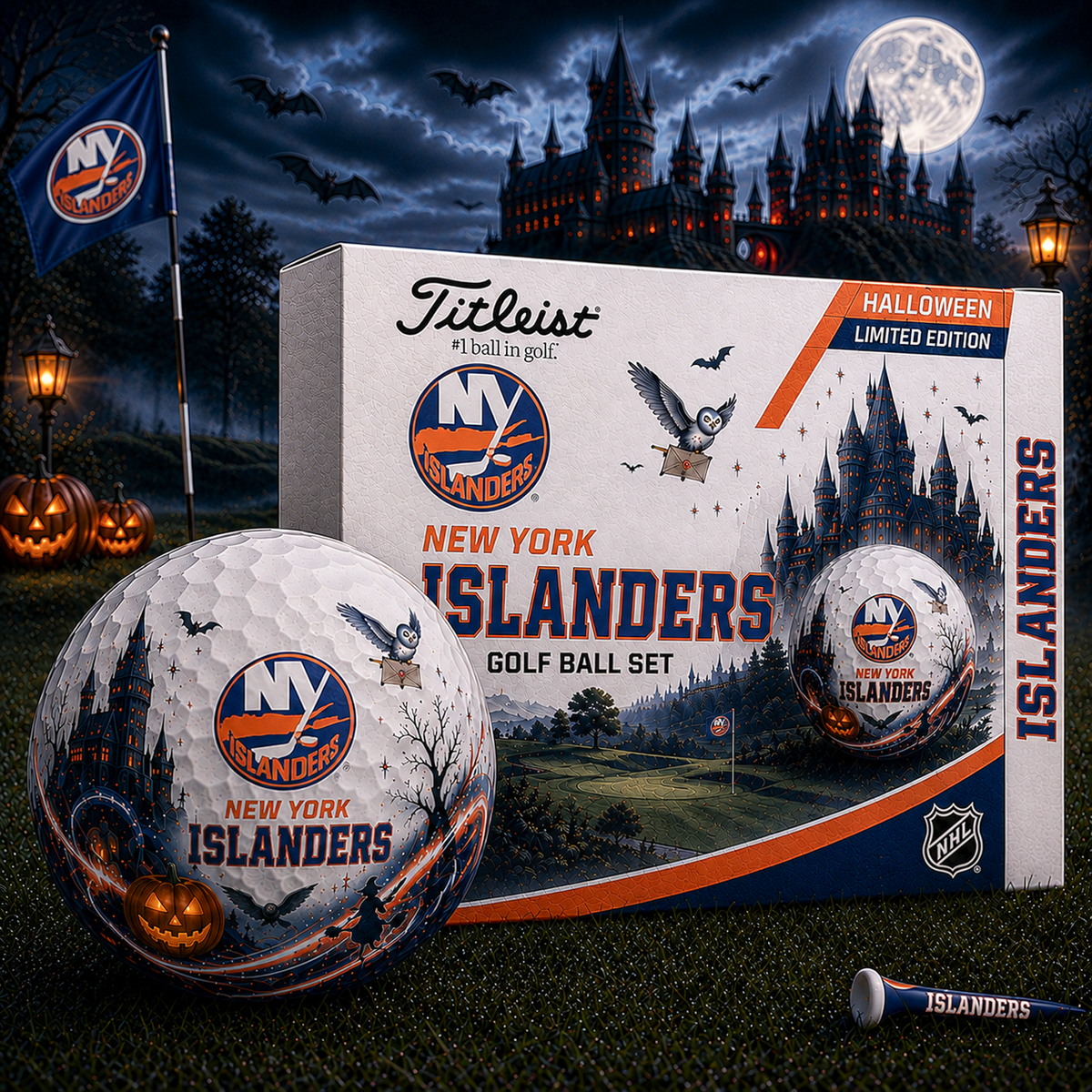NYI x NHL Halloween Edition Golf Ball Set Premium Golf Balls