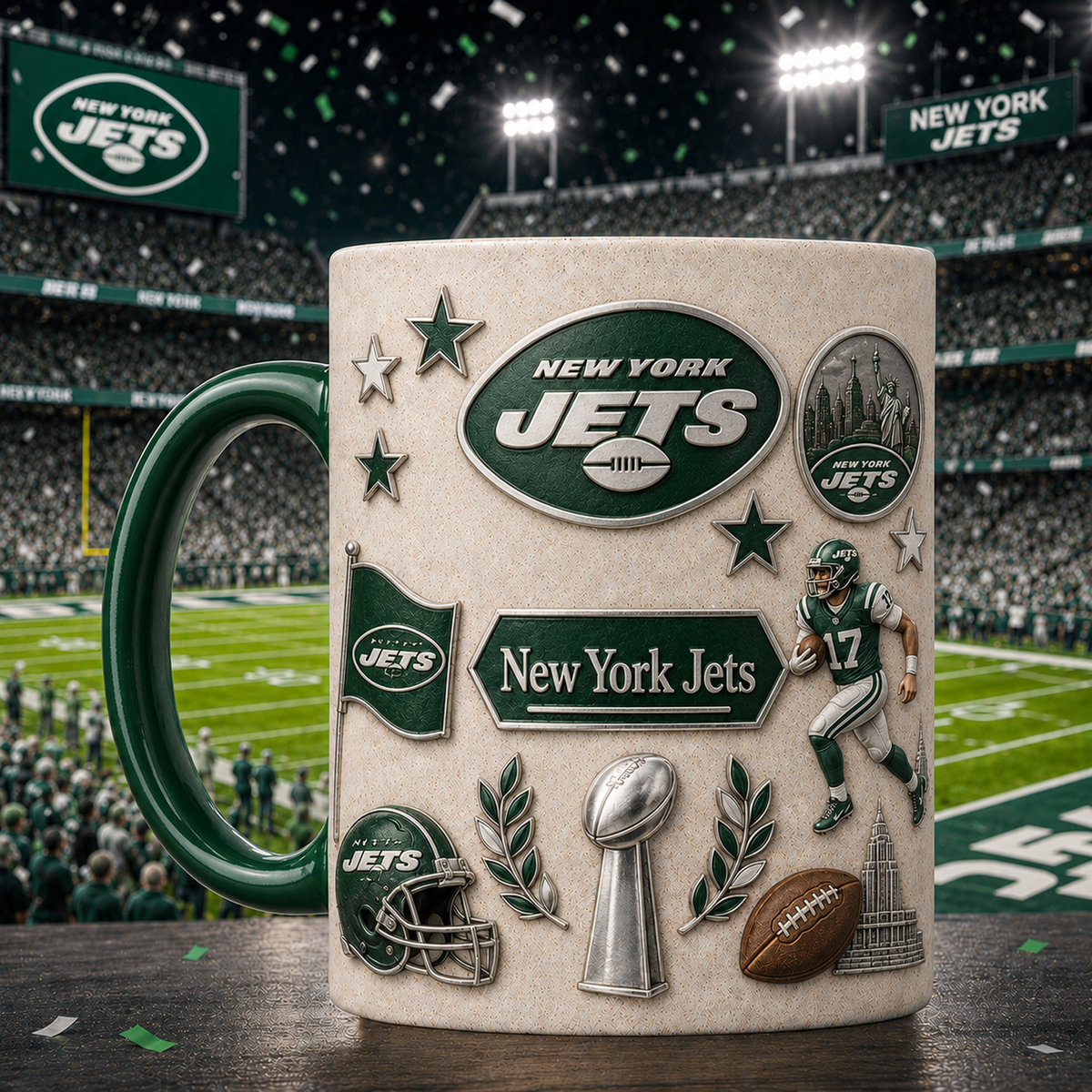 NYJ x NFL Premium Fan Pride Mug