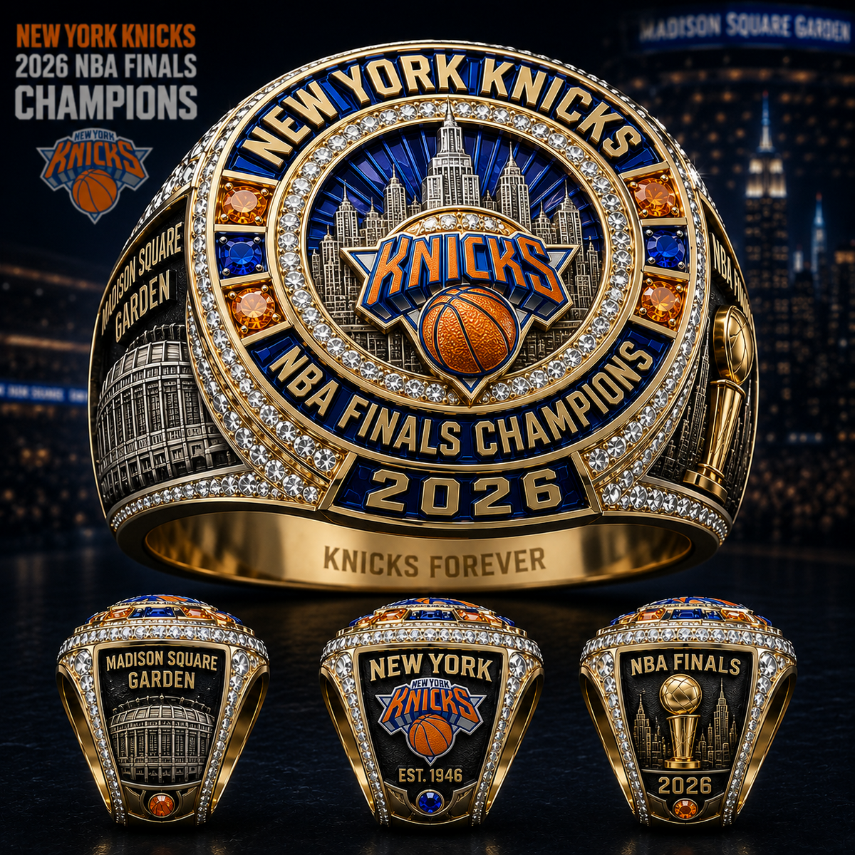 NYK 2026 NBA Finals Champions Ring 140626