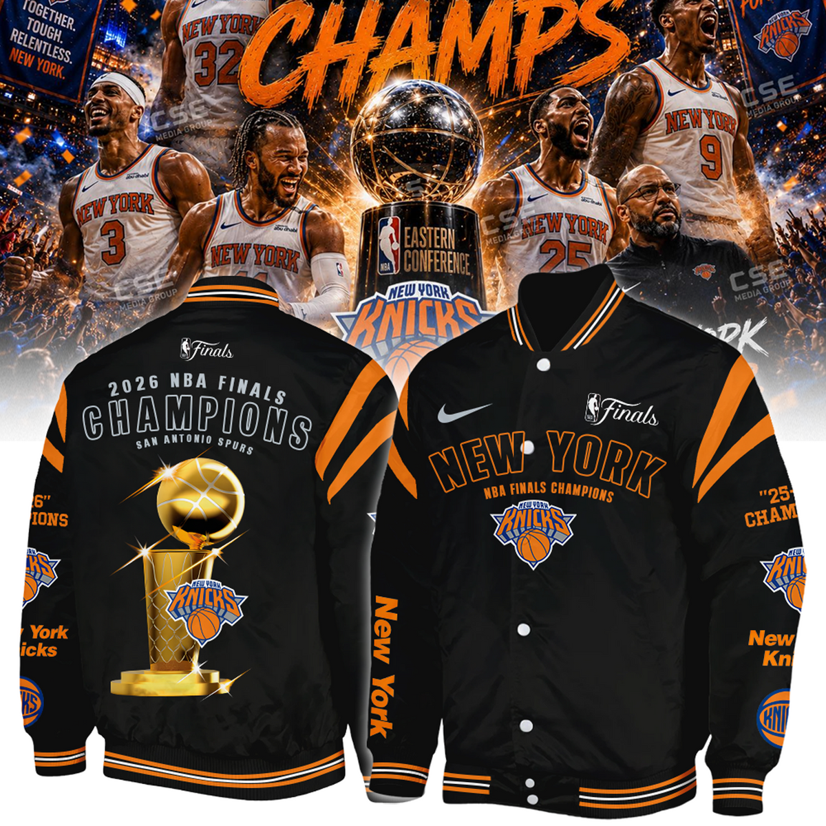 NYK x NBA Champions Bomber V3 150626