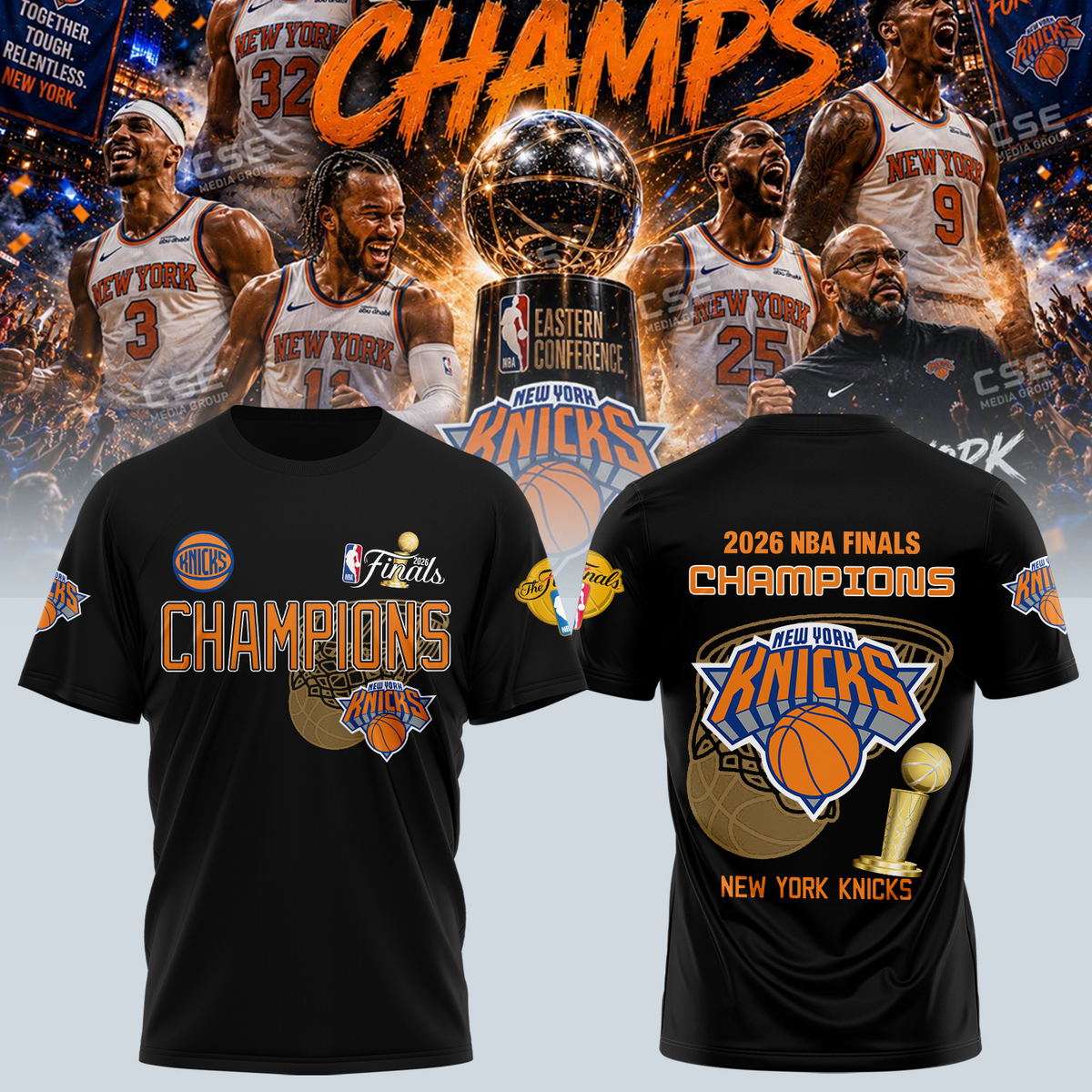 NYK x NBA Champions T-Shirt V1 150626