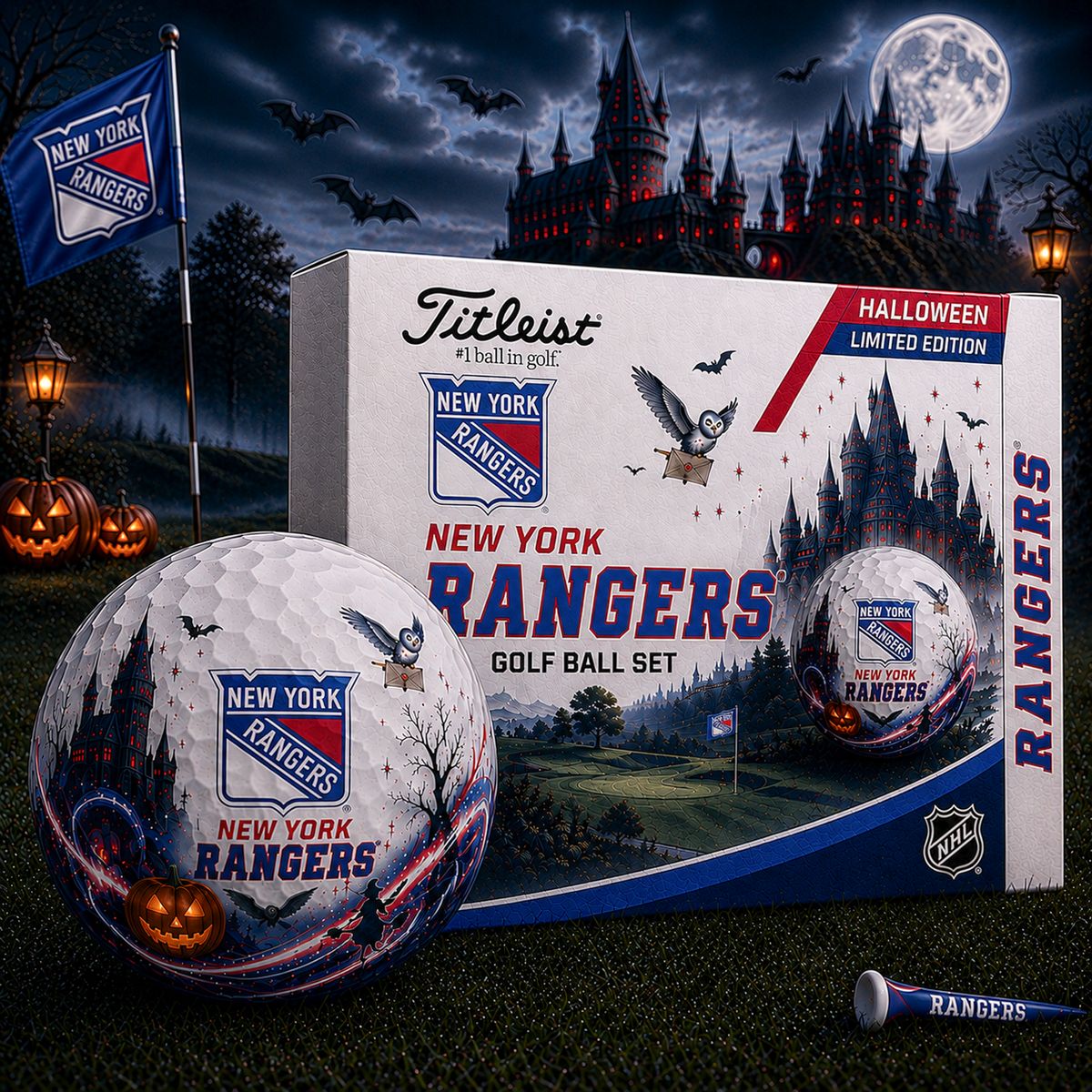 NYR x NHL Halloween Edition Golf Ball Set Premium Golf Balls