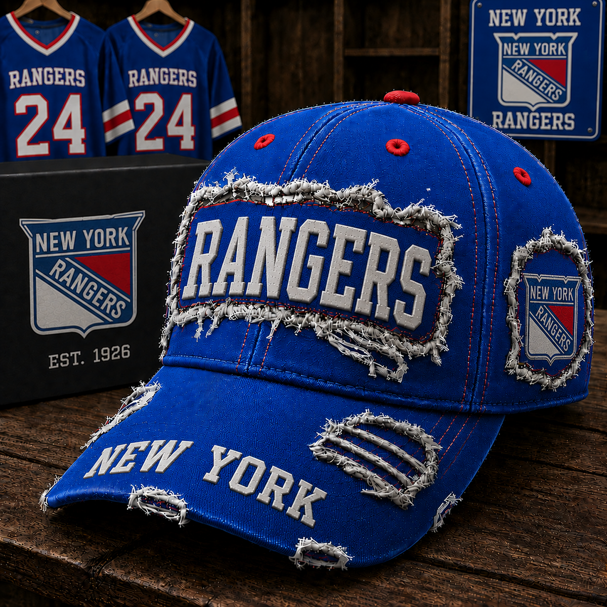 NYR x NHL Premium Patch Cap