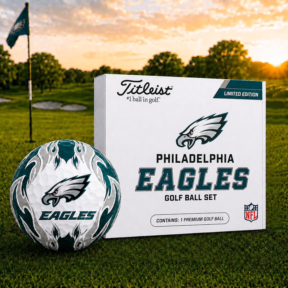 PHI x NFL Inspired Golf Ball Set Premium Golf Balls V3