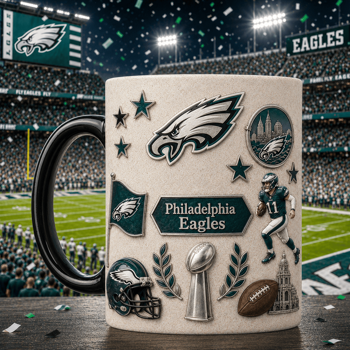 PHI x NFL Premium Fan Pride Mug