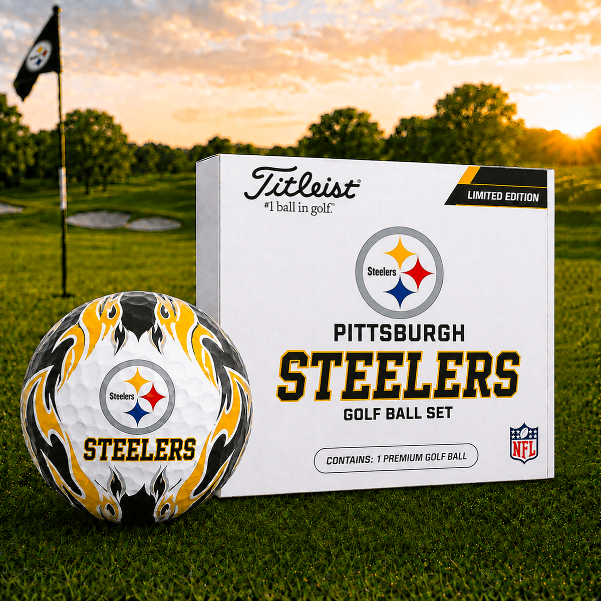 PIT x NFL Inspired Golf Ball Set Premium Golf Balls V3