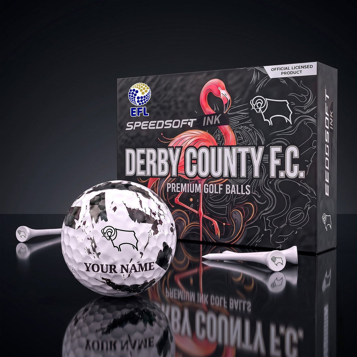 PREMIUM EFL X DER EXCLUSIVE PERSONALIZED GOLF BALL SET LIMITED EDTION