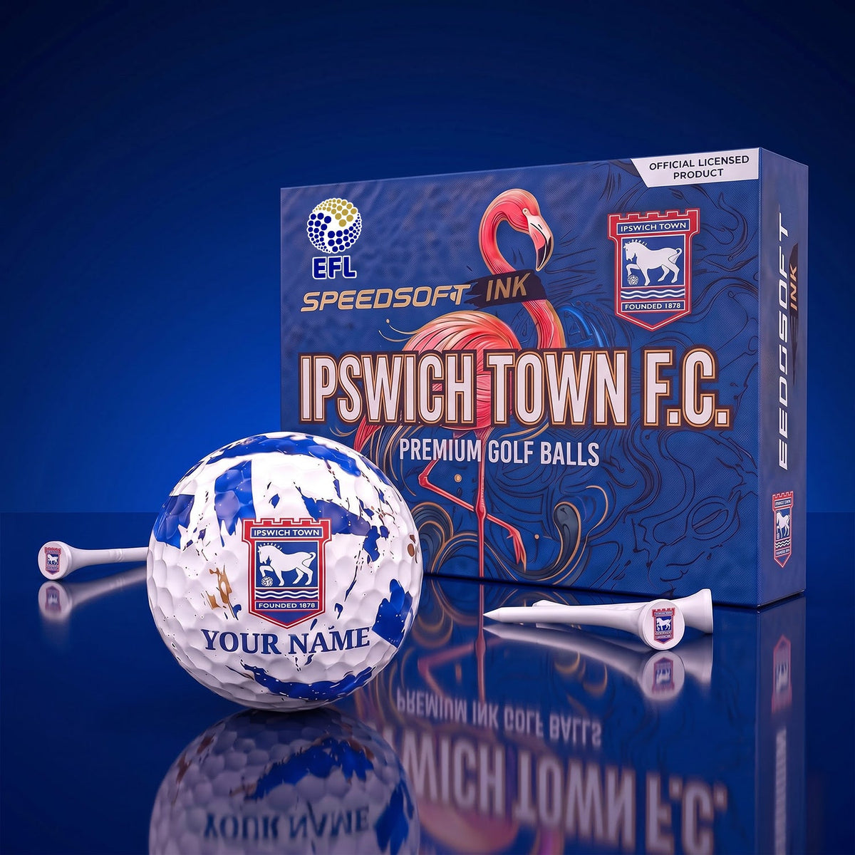 PREMIUM EFL X IPS EXCLUSIVE PERSONALIZED GOLF BALL SET LIMITED EDTION