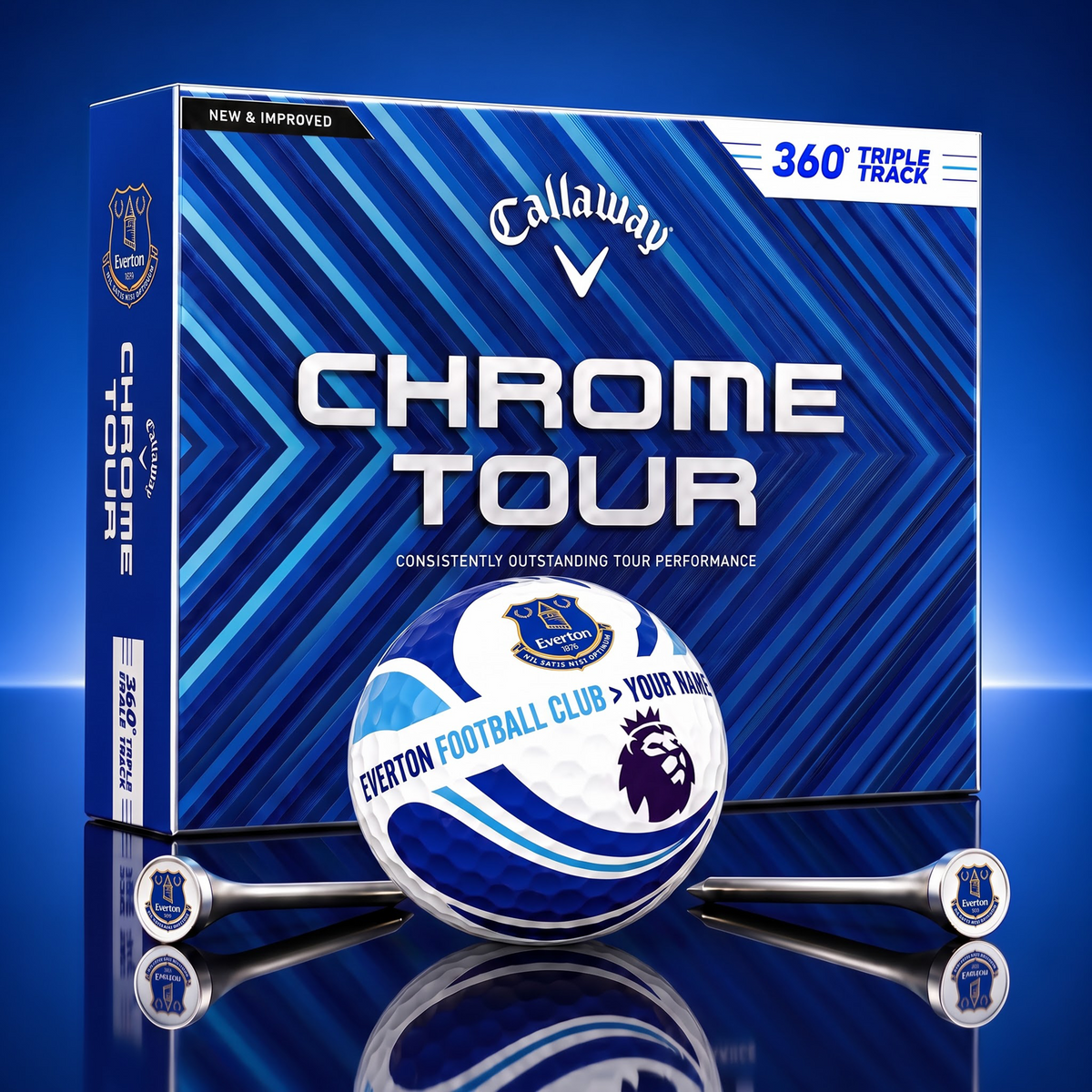 PREMIUM EPL X EVE EXCLUSIVE TOURNAMENT PERSONALIZED GOLF BALL V30 COLLECTION