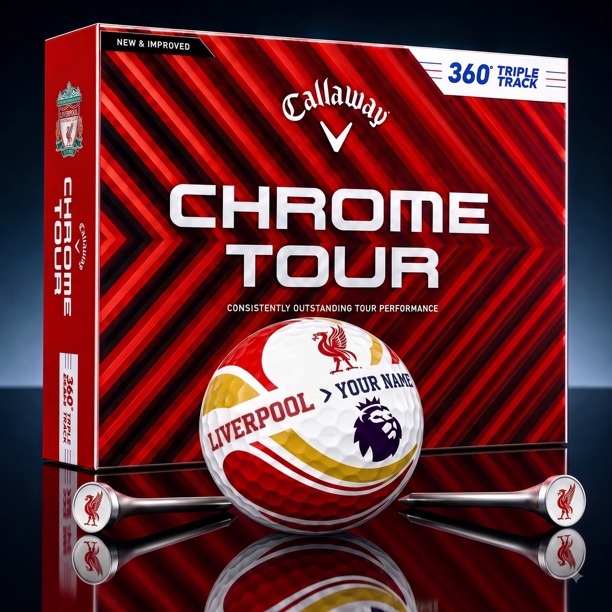 PREMIUM EPL X LIVE EXCLUSIVE TOURNAMENT PERSONALIZED GOLF BALL V30 COLLECTION