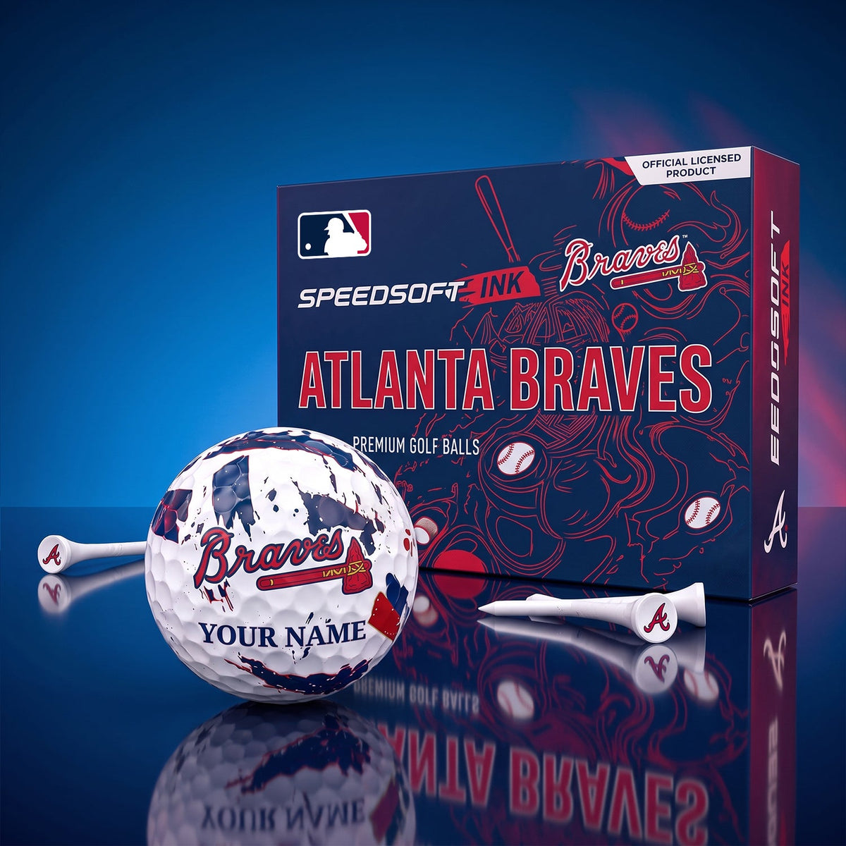 PREMIUM MLB X AB EXCLUSIVE PERSONALIZED GOLF BALL SET LIMITED EDTION