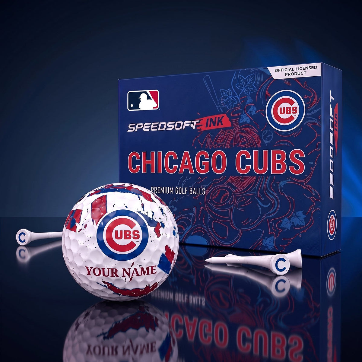 PREMIUM MLB X CC EXCLUSIVE PERSONALIZED GOLF BALL SET LIMITED EDTION