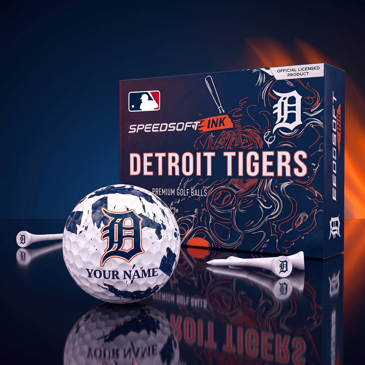 PREMIUM MLB X DT EXCLUSIVE PERSONALIZED GOLF BALL SET LIMITED EDTION