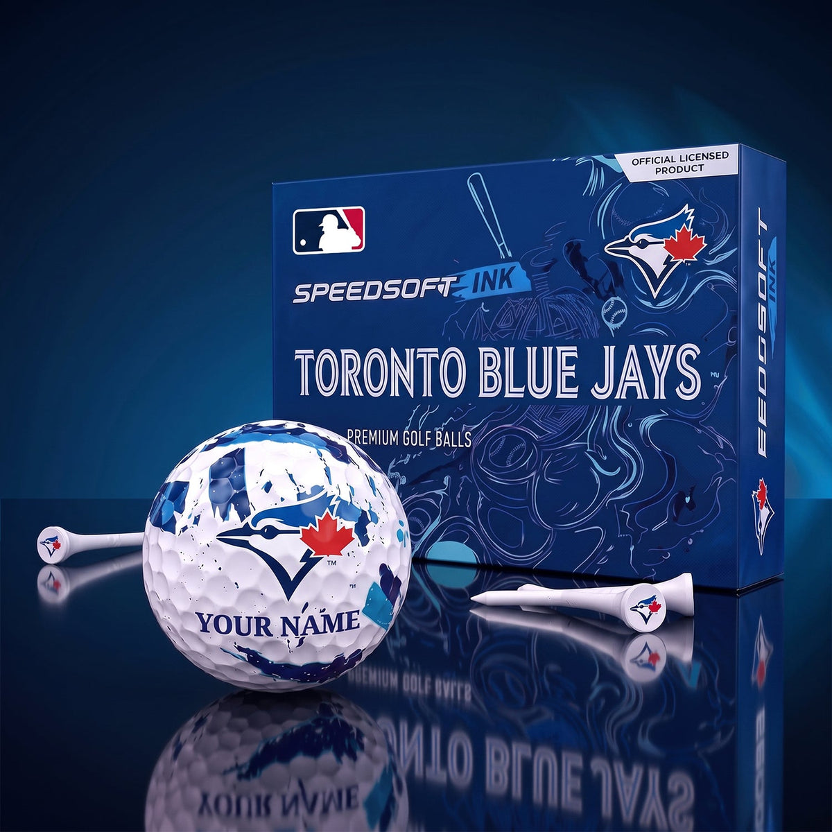 PREMIUM MLB X TBJ EXCLUSIVE PERSONALIZED GOLF BALL SET LIMITED EDTION