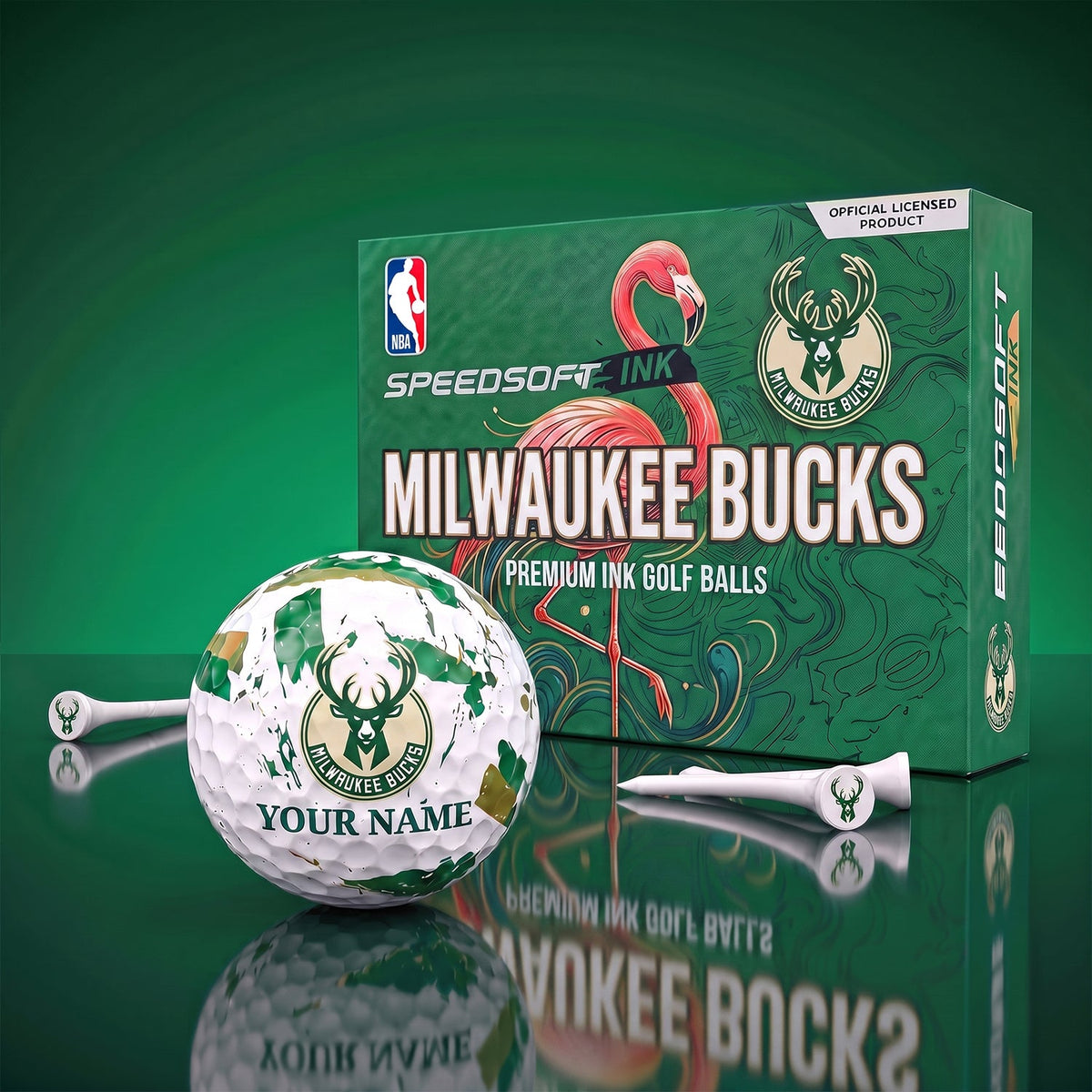PREMIUM NBA X MB EXCLUSIVE PERSONALIZED GOLF BALL SET LIMITED EDTION