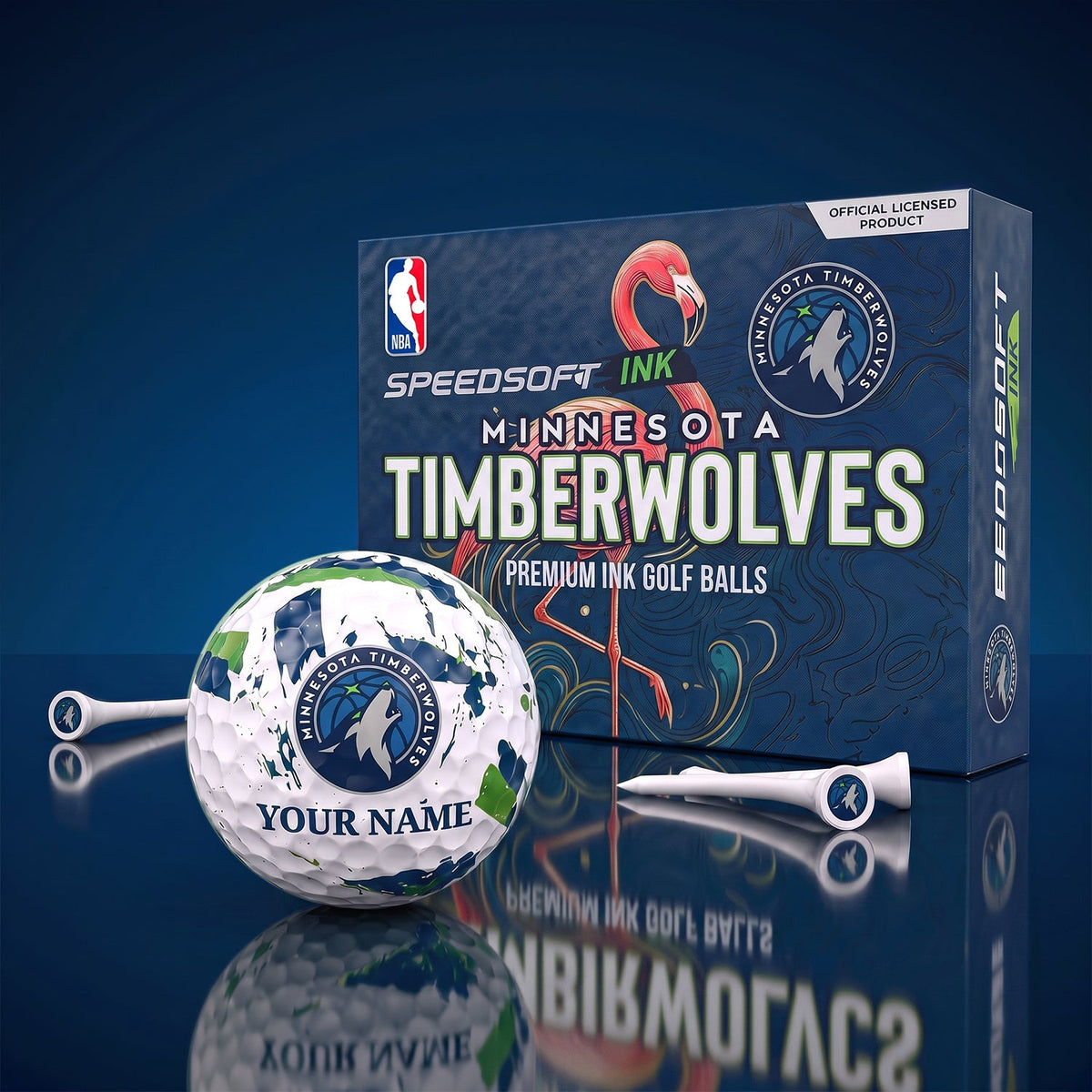 PREMIUM NBA X MT EXCLUSIVE PERSONALIZED GOLF BALL SET LIMITED EDTION