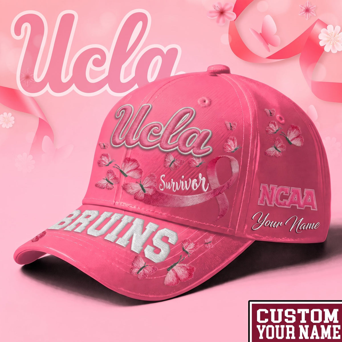PREMIUM NCAA X UB EXCLUSIVE BREAST CANCER SURVIOR CAP