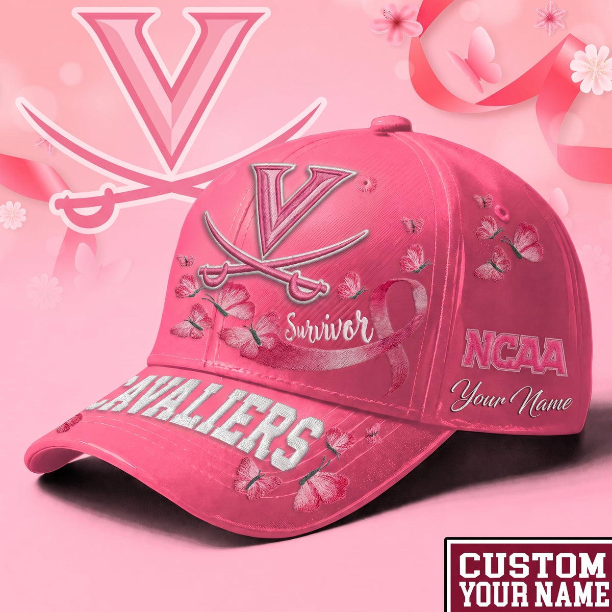 PREMIUM NCAA X VC EXCLUSIVE BREAST CANCER SURVIOR CAP