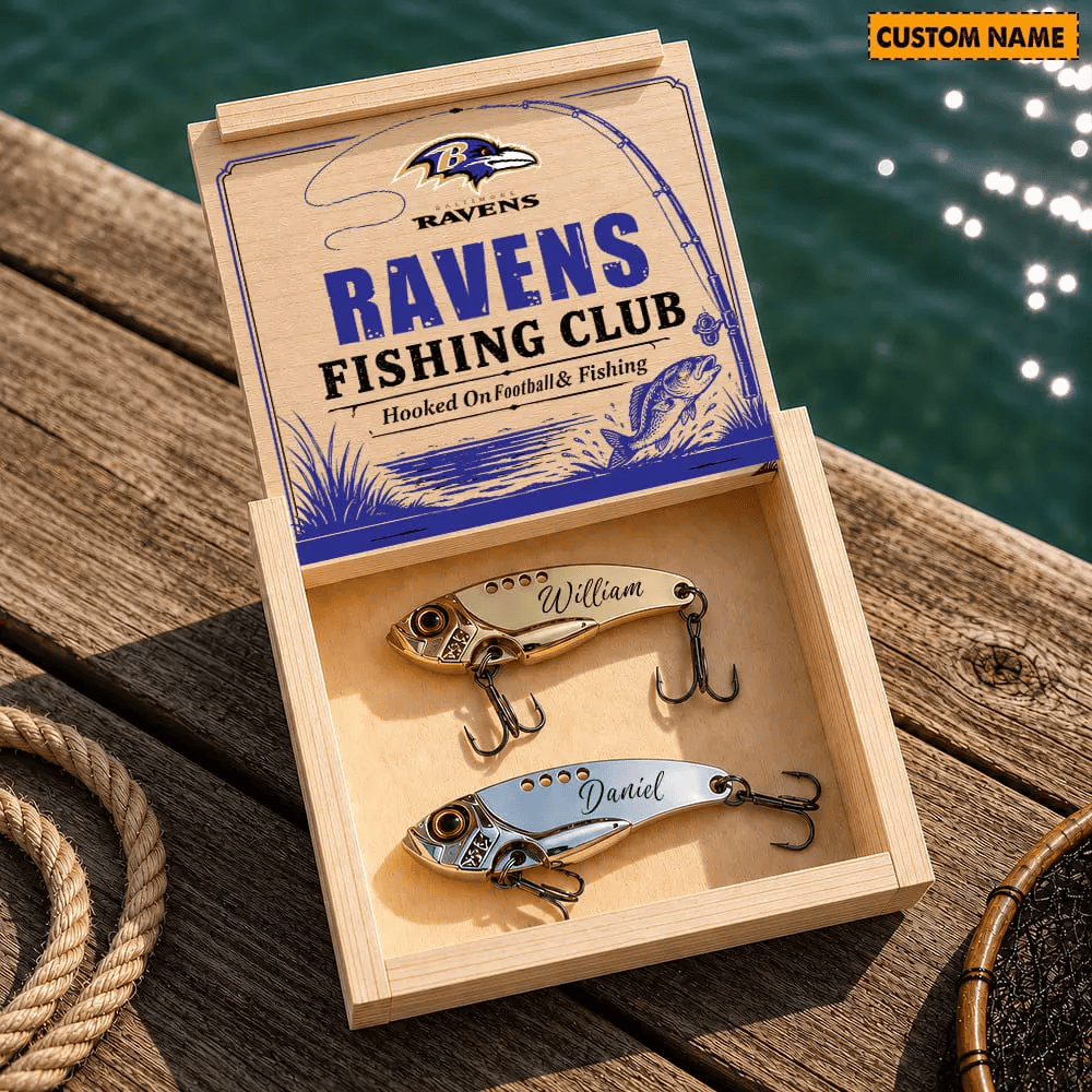 PREMIUM NFL X BAL Custom Name Fishing Lure Set Gift For Fan - Limited Edition 070726