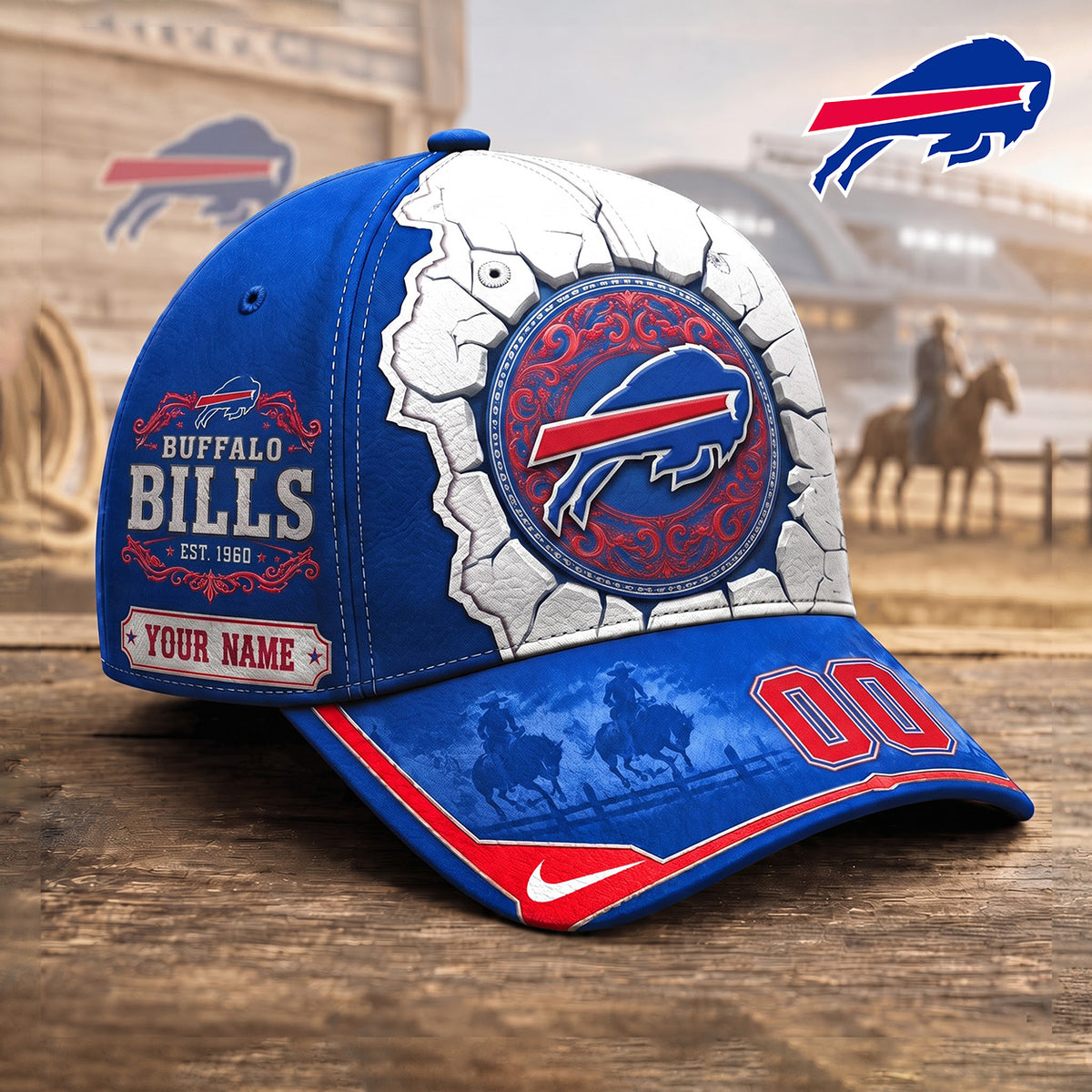 PREMIUM NFL X BUF EXCLUSIVE Heritage Personalized Cap