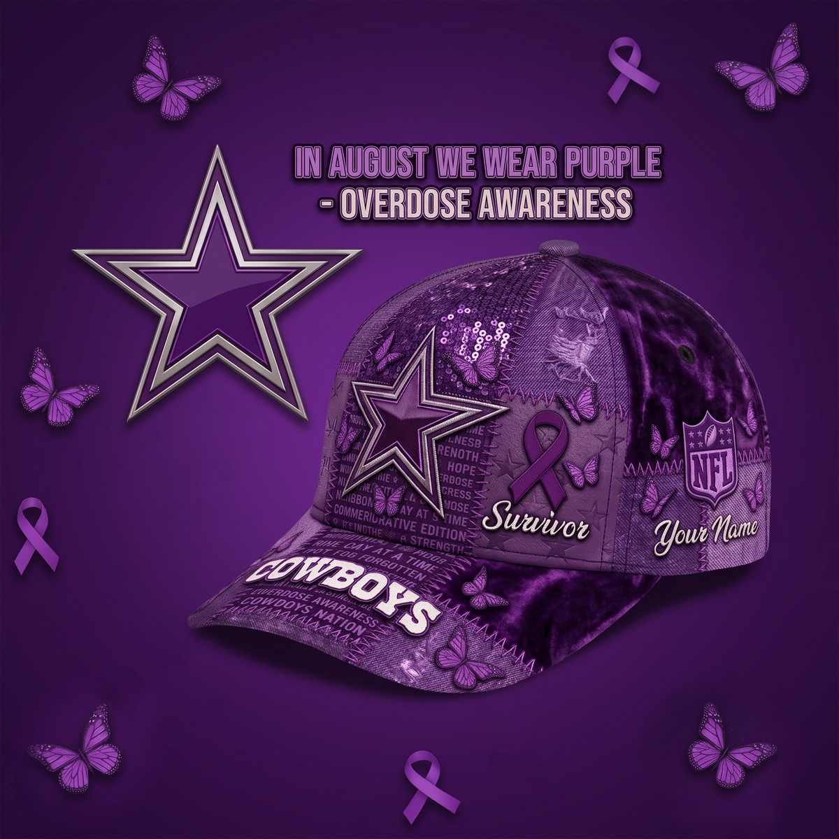 PREMIUM NFL X DC EXCLUSIVE OA PERSONALIZED CAP