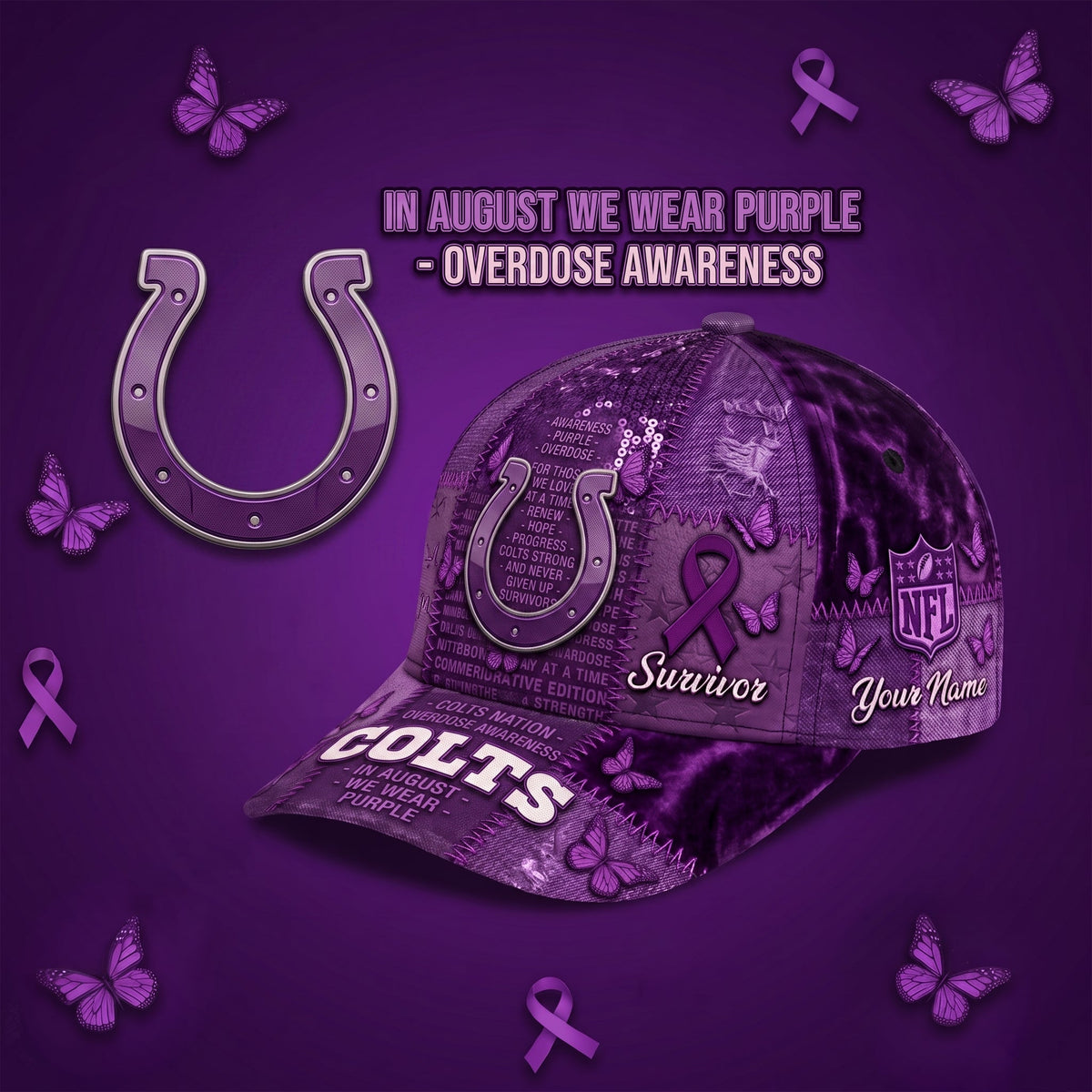 PREMIUM NFL X IC EXCLUSIVE OA PERSONALIZED CAP