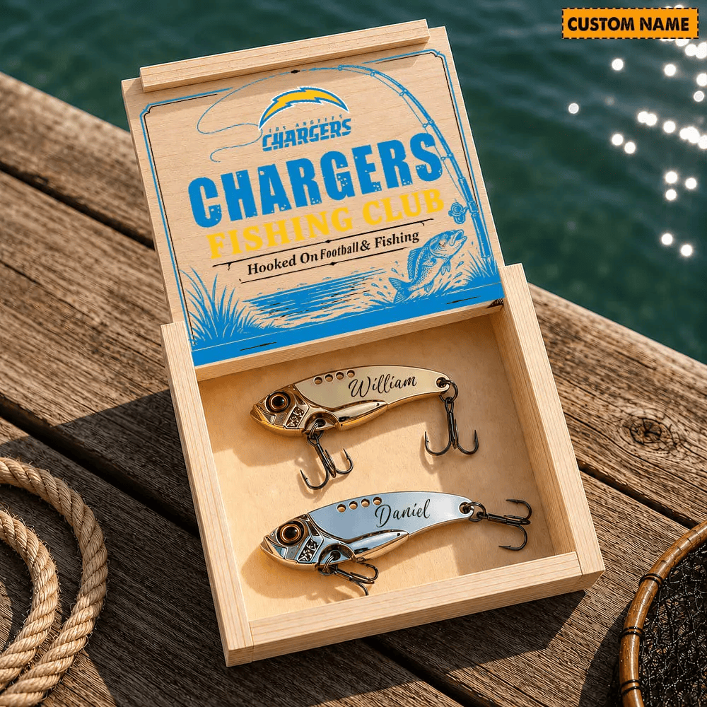 PREMIUM NFL X LAC Custom Name Fishing Lure Set Gift For Fan - Limited Edition 070726