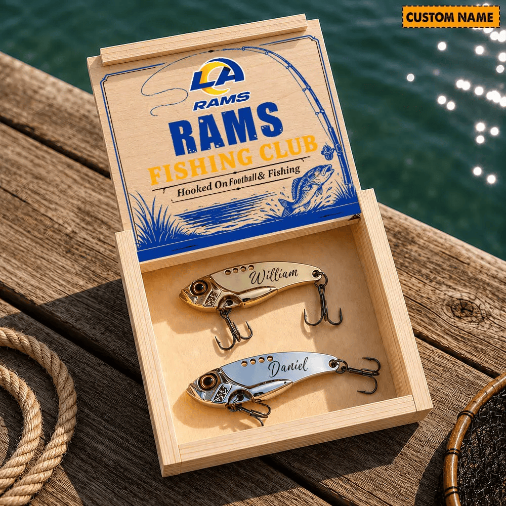 PREMIUM NFL X LAR Custom Name Fishing Lure Set Gift For Fan - Limited Edition 070726