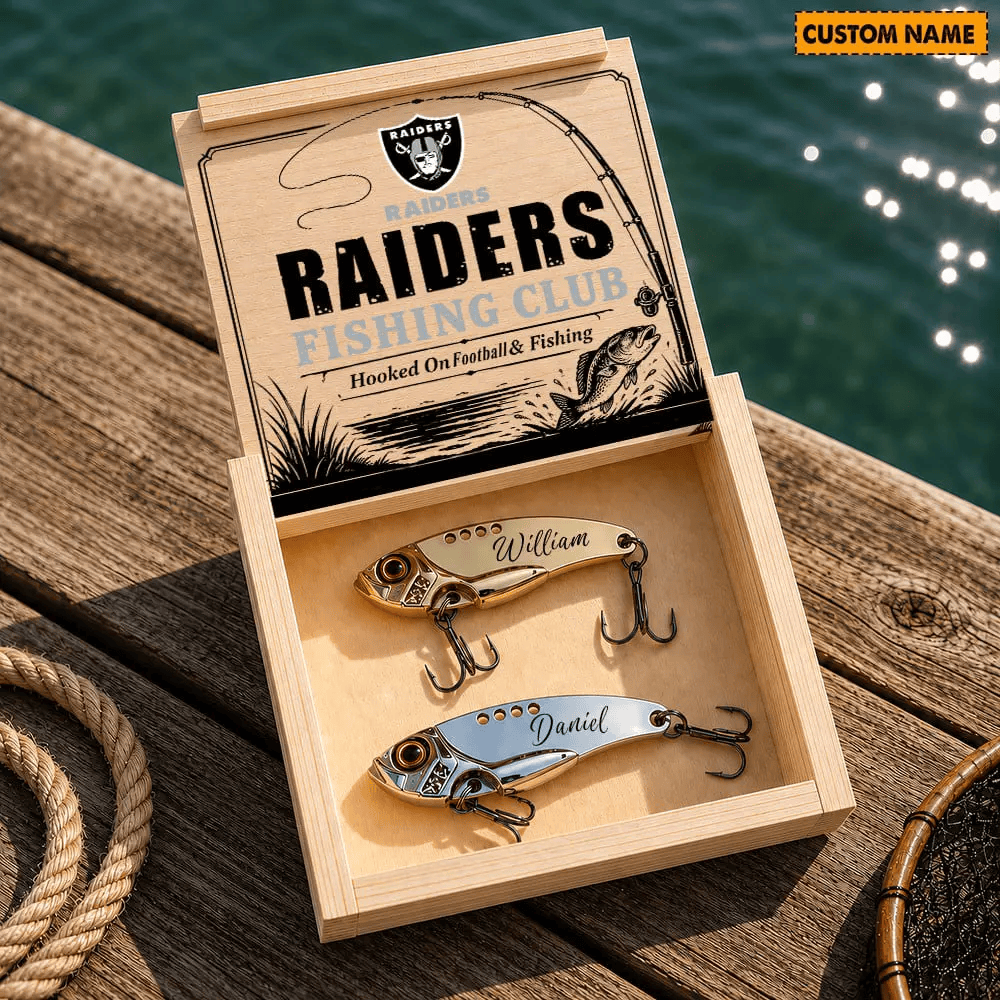 PREMIUM NFL X LV Custom Name Fishing Lure Set Gift For Fan - Limited Edition 070726