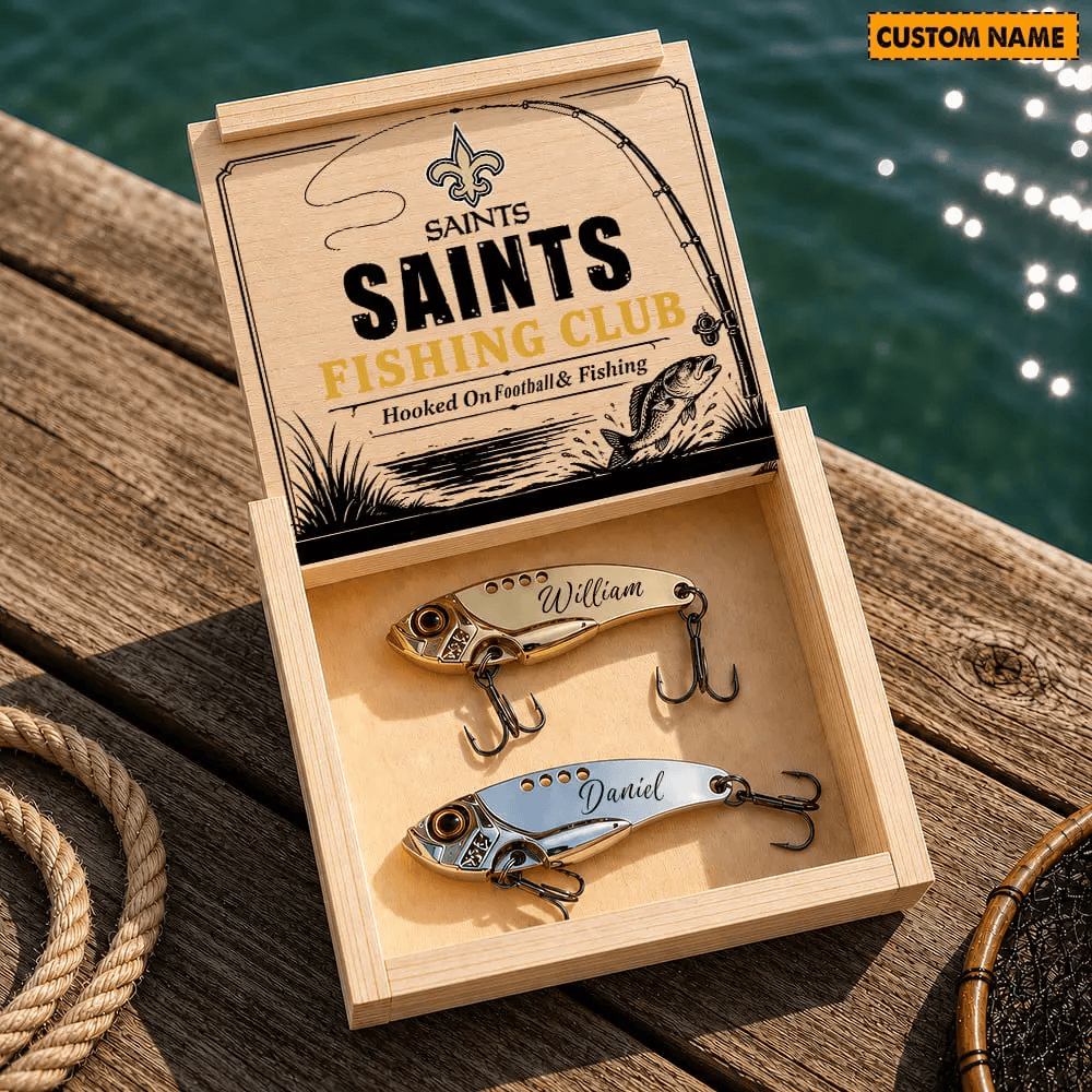 PREMIUM NFL X NO Custom Name Fishing Lure Set Gift For Fan - Limited Edition 070726