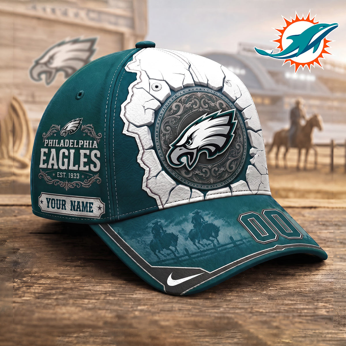 PREMIUM NFL X PHI EXCLUSIVE Heritage Personalized Cap