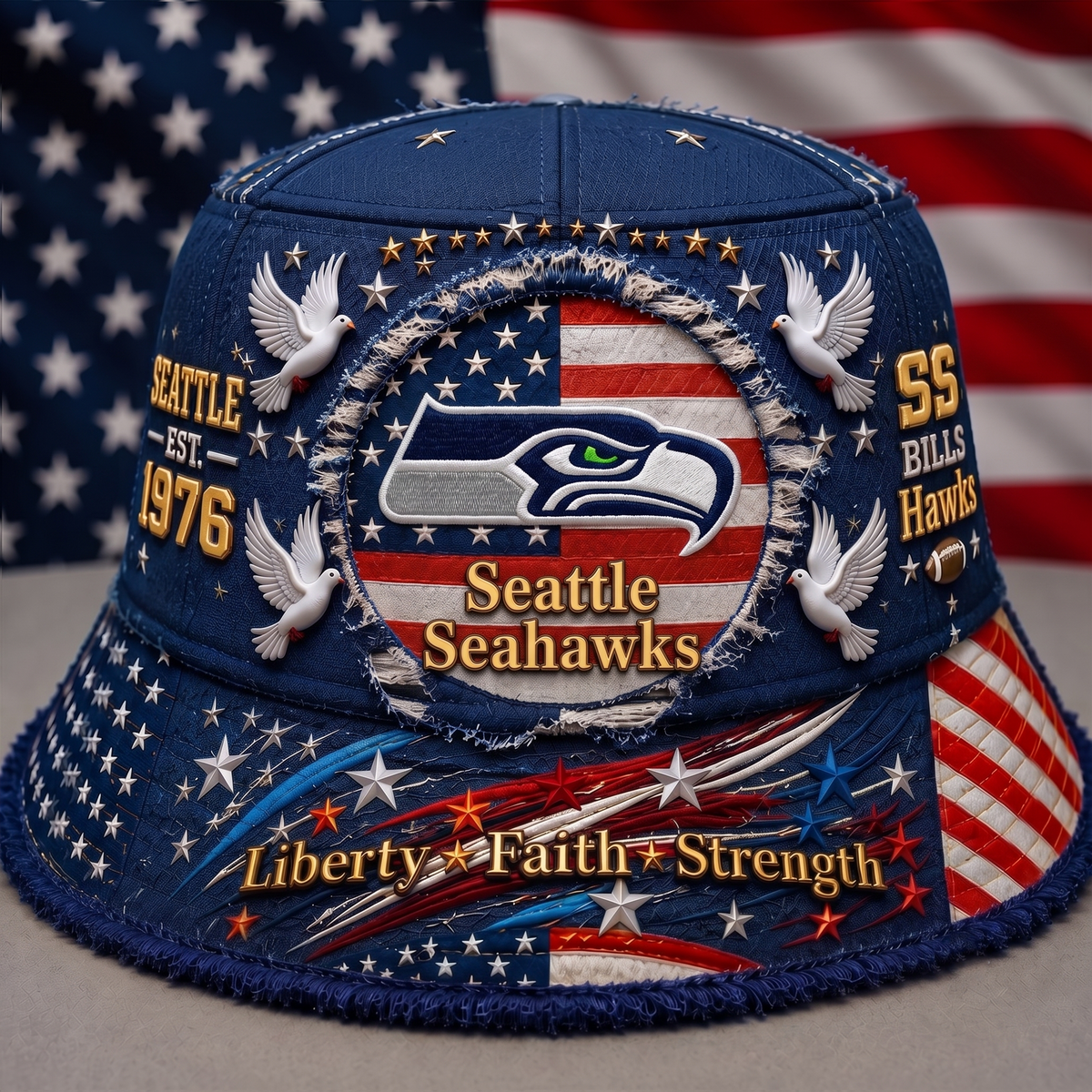 PREMIUM NFL X SS EXCLUSIVE BUCKET HAT FOR SUMMER HOLIDAY