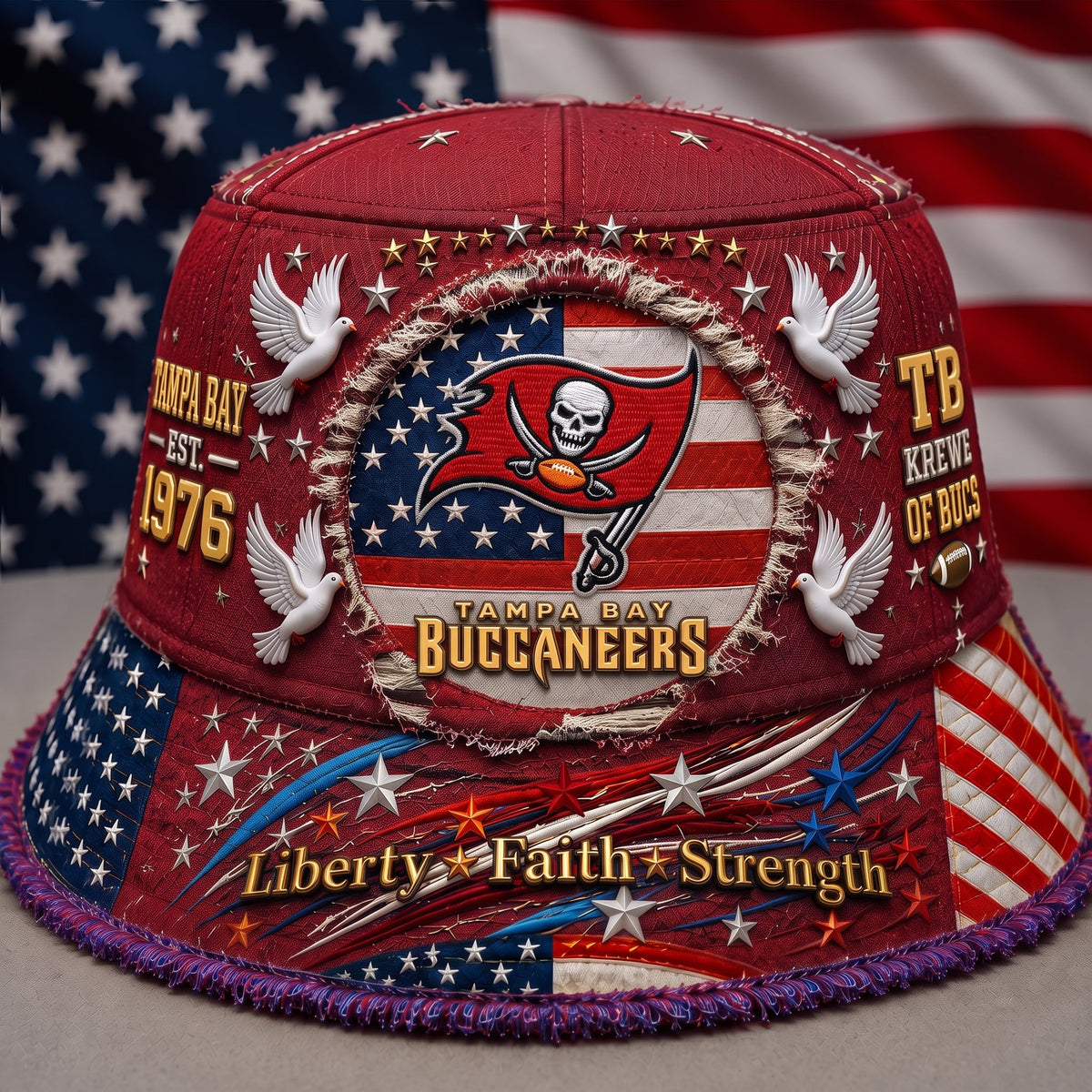 PREMIUM NFL X TBB EXCLUSIVE BUCKET HAT FOR SUMMER HOLIDAY