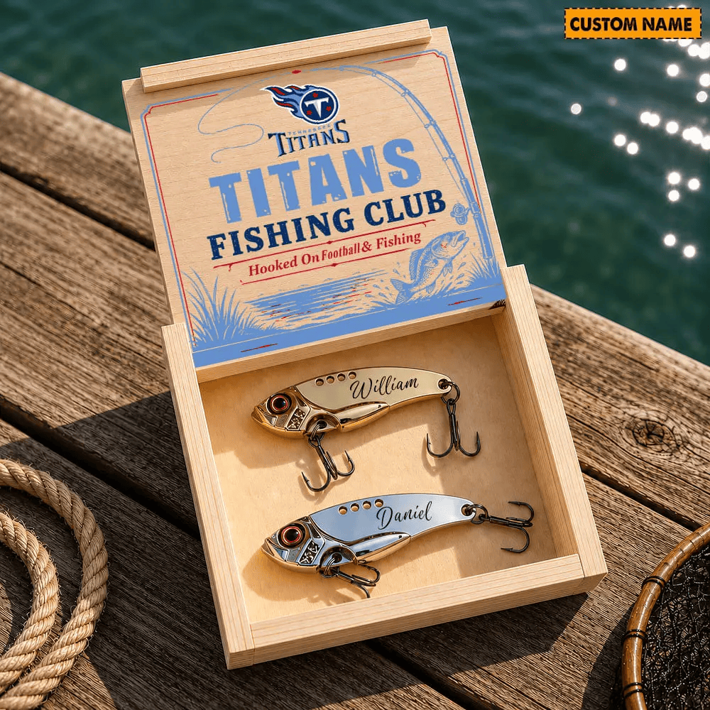 PREMIUM NFL X TEN Custom Name Fishing Lure Set Gift For Fan - Limited Edition 070726
