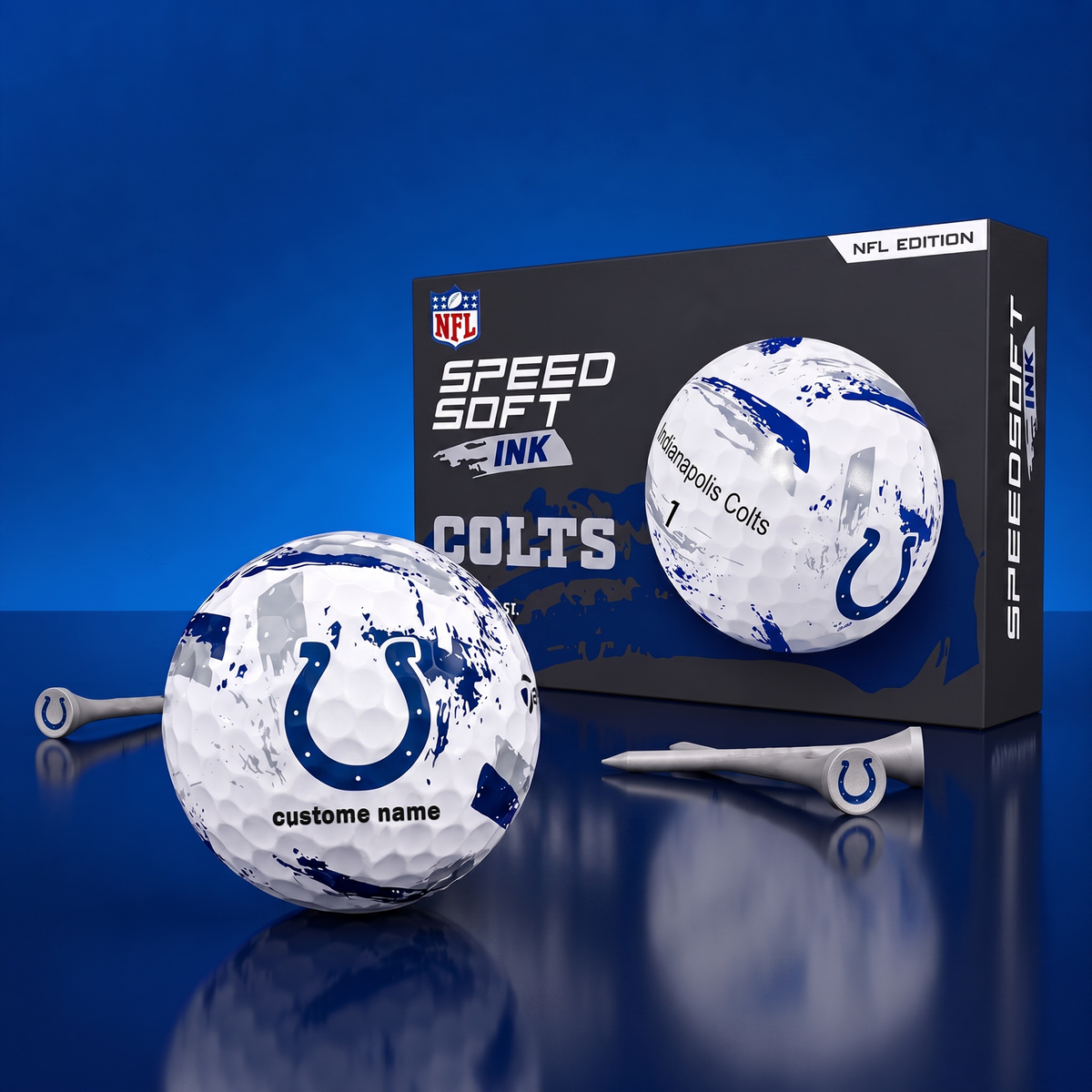 PREMIUM NFL x IC EXCLUSIVE Speedsoft Ink Golf Balls Set Limited Editions V3