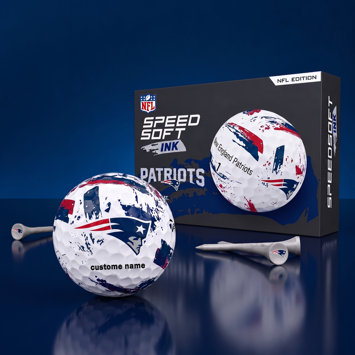 PREMIUM NFL x NEP EXCLUSIVE Speedsoft Ink Golf Balls Set Limited Editions V3