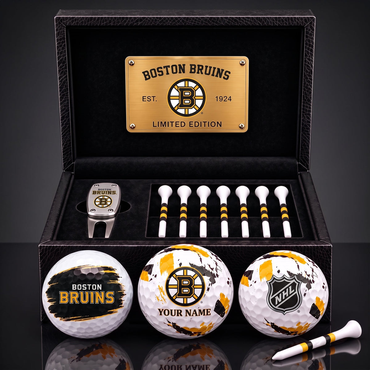 PREMIUM NHL X BB EXCLUSIVE PERSONALIZED GOLF BALL SET LIMITED EDTION