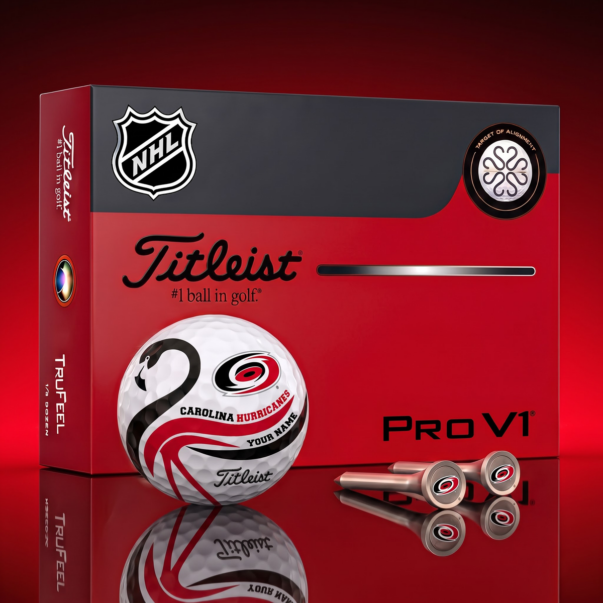 PREMIUM NHL X CH EXCLUSIVE Flamingo Custom GOLF BALL Tournament Edition
