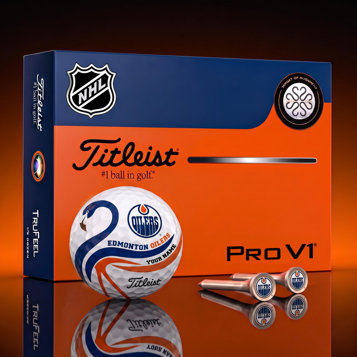 PREMIUM NHL X EO EXCLUSIVE Flamingo Custom GOLF BALL Tournament Edition