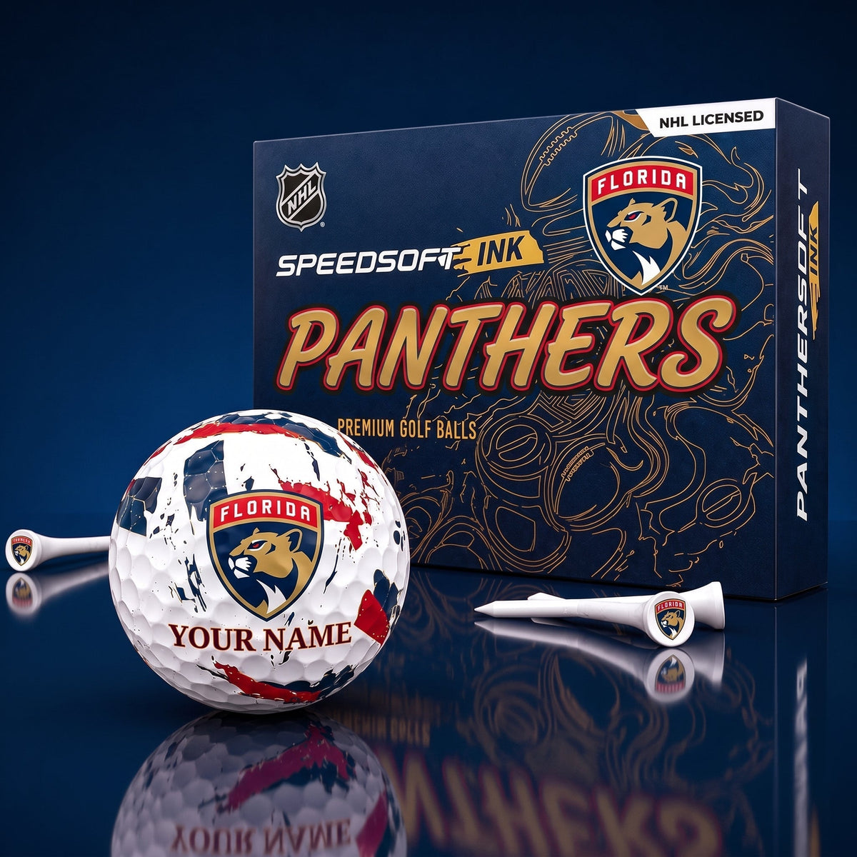 PREMIUM NHL X FP EXCLUSIVE PERSONALIZED GOLF BALL SET LIMITED EDTION