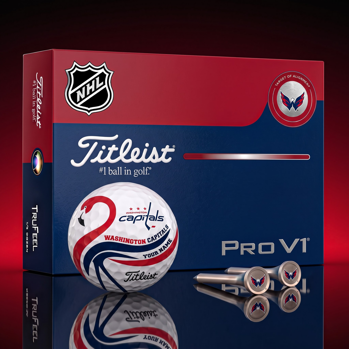 PREMIUM NHL X WC EXCLUSIVE Flamingo Custom GOLF BALL Tournament Edition