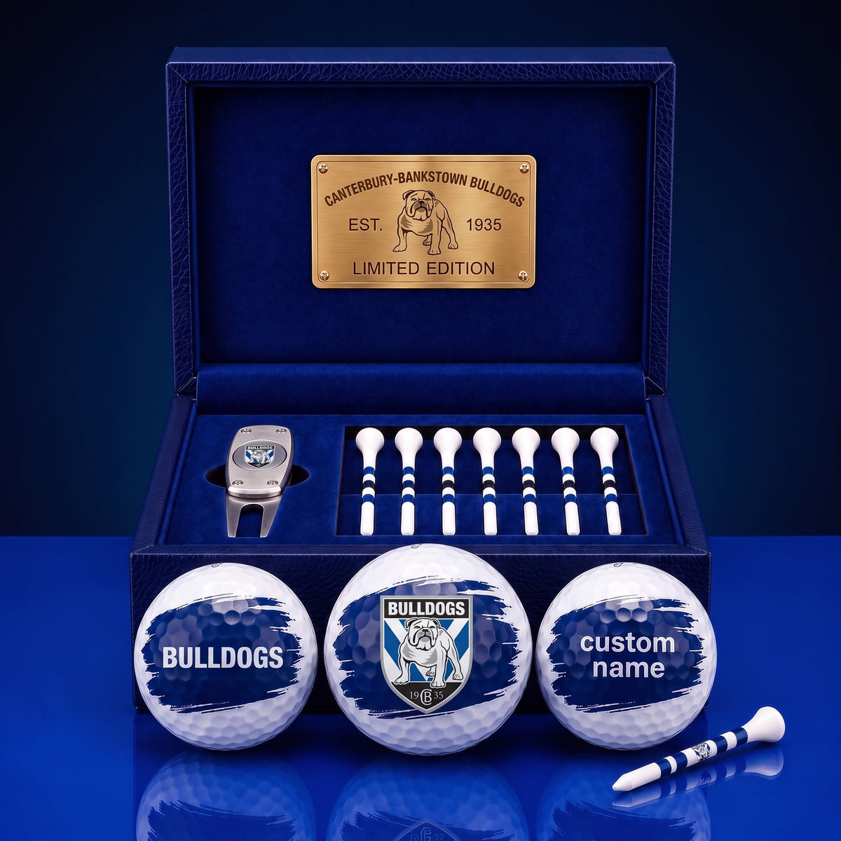 PREMIUM NRL X CBB EXCLUSIVE PERSONALIZED GOLF BALL SET LIMITED EDTION