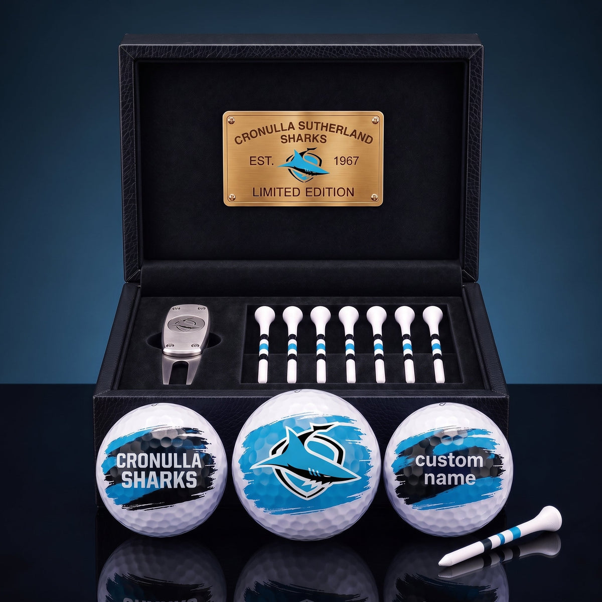 PREMIUM NRL X SS EXCLUSIVE PERSONALIZED GOLF BALL SET LIMITED EDTION