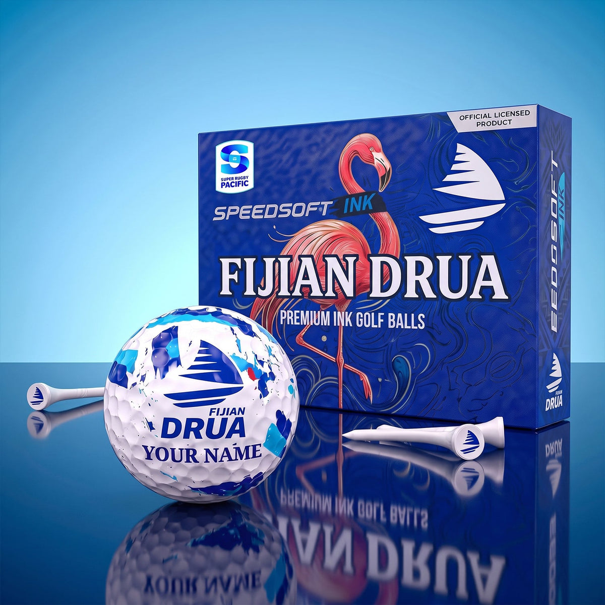 PREMIUM SRP X FJI EXCLUSIVE PERSONALIZED GOLF BALL SET LIMITED EDTION