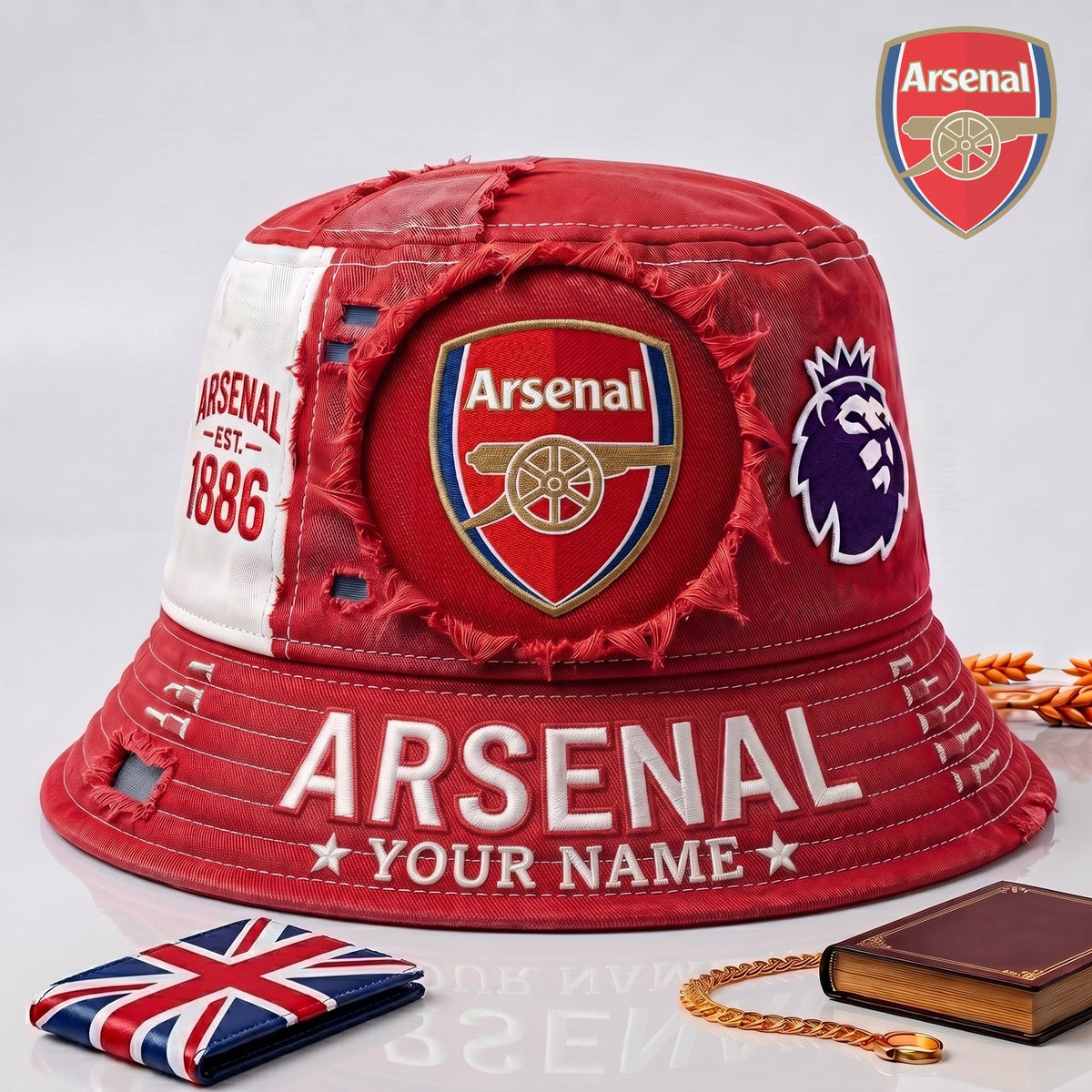 PREMIUM EPL X ARS EXCLUSIVE Torn Fabric Legacy Bucket Hat For New Season NDT NHM 010726