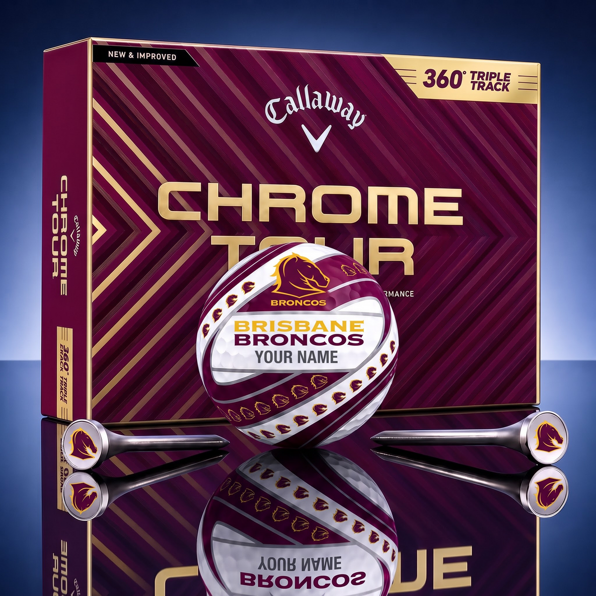 PREMIUM NRL X BB DELUXE CUSTOME GOLF BALL TOURNAMENT EDITION NDT VHM 280826