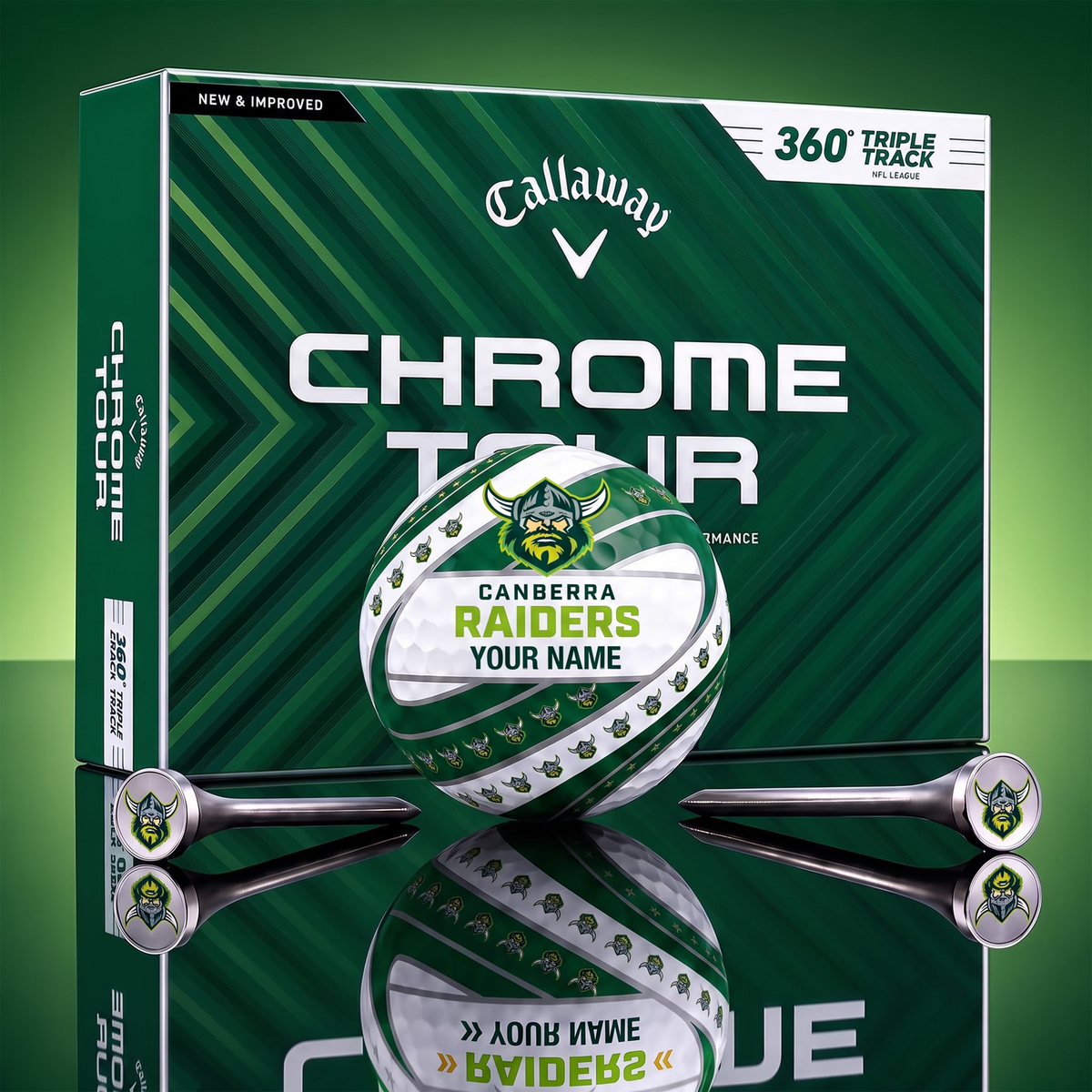 PREMIUM NRL X CR DELUXE CUSTOME GOLF BALL TOURNAMENT EDITION NDT VHM 280826