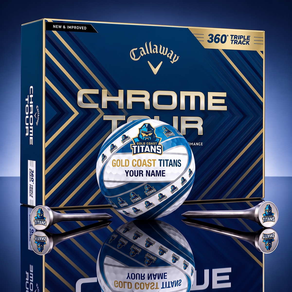 PREMIUM NRL X GCT DELUXE CUSTOME GOLF BALL TOURNAMENT EDITION NDT VHM 280826